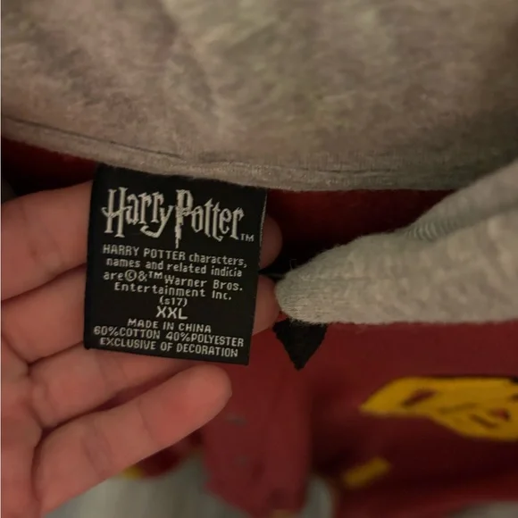 Warner Bros. Red and Gray Harry Potter Jacket - Picture 4 of 4